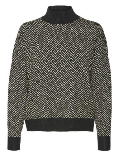 Vmaria Art Batwing Highneck Pullover Ga Vero Moda Black