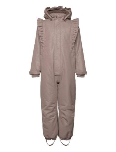 Snowsuit W. Frills En Fant Brown