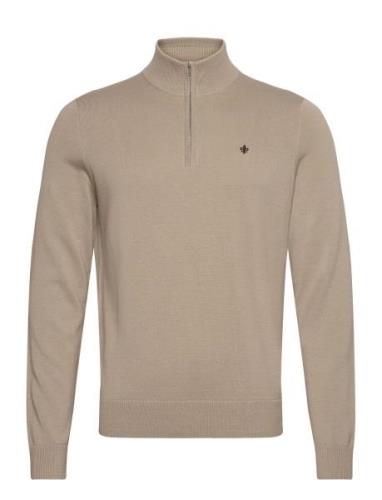 Brian Half Zip Morris Beige