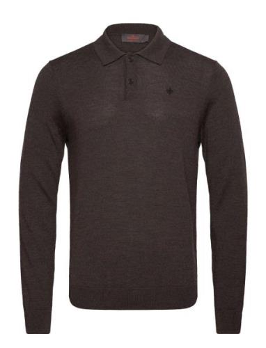 Merino Polo Knit Morris Brown