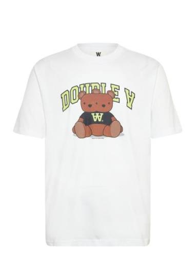 Wwasa Bear T-Shirt Double A By Wood Wood White