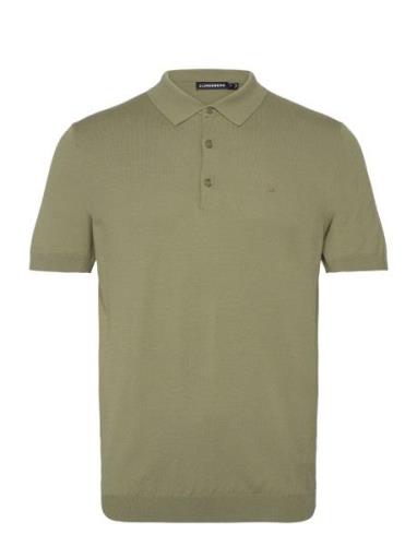 Ridge Rayon Silk Polo J. Lindeberg Green