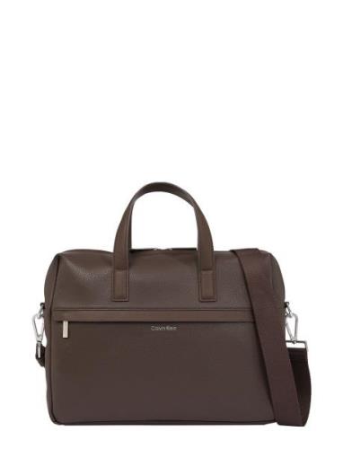 Ck Must Laptop Bag Calvin Klein Brown