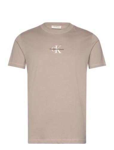 Monologo Tee Calvin Klein Jeans Beige