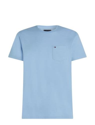 Essential Solid Pocket Tee Tommy Hilfiger Blue