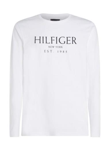 Big Hilfiger Ls Tee Tommy Hilfiger White