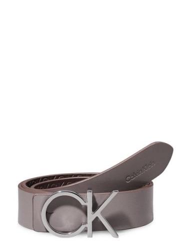 Ck Reversible Belt 3.0_Mono Calvin Klein Grey