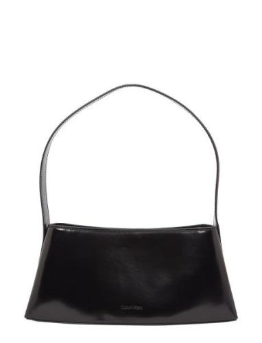 Refined Sculpt Shlder Bag_Shiny Calvin Klein Black