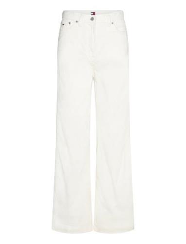 Tjw Claire Fine Cord Pant Tommy Jeans White