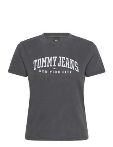 Tjw Reg Varsity Tee Tommy Jeans Black