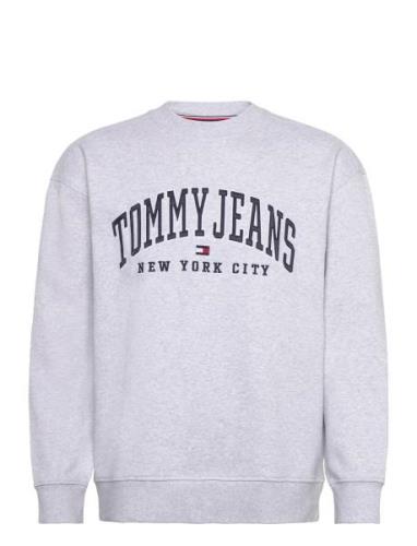 Tjm Rlx Tj Gd Varsity Crew Tommy Jeans Grey