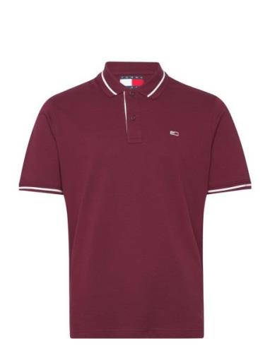 Tjm Reg Tipped Polo Tommy Jeans Red