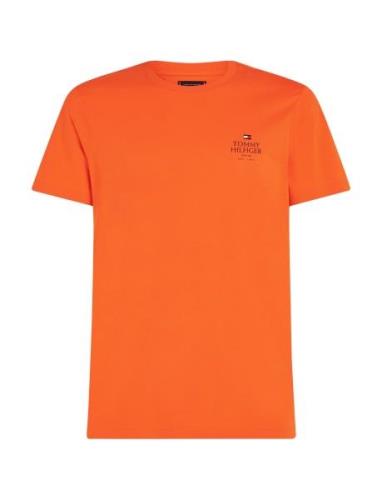 Hilfiger Stack Tee Tommy Hilfiger Orange