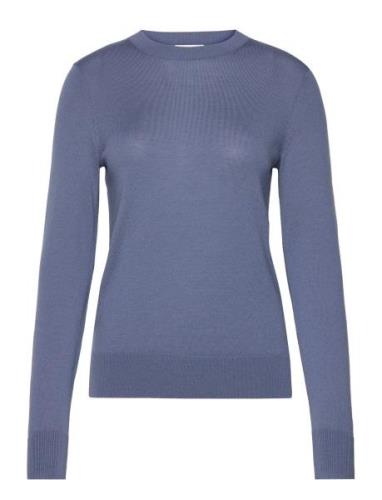 Merino Wool C-Neck Sweater Calvin Klein Blue