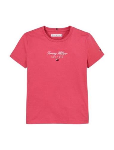 Th Nyc Foil Tee Ss Tommy Hilfiger Pink