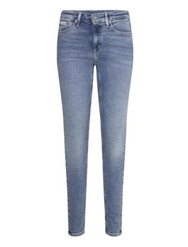 Mid Rise Skinny Calvin Klein Jeans Blue