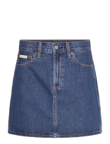 Hero High Rise Mini Skirt Calvin Klein Jeans Blue