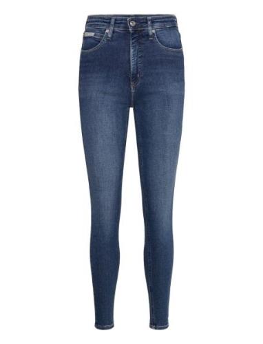 High Rise Super Skinny Ankle Calvin Klein Jeans Blue