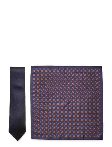 Tie & Pocket Square Amanda Christensen Navy