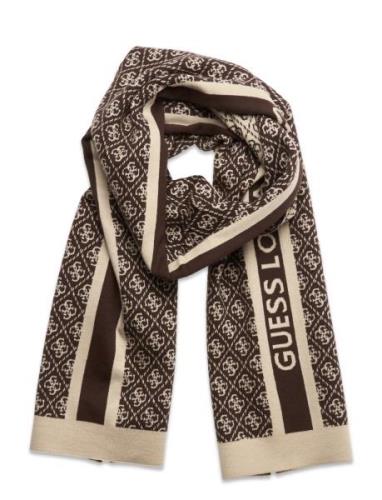 Sevyn 4G Logo Scarf Swtr GUESS Jeans Brown