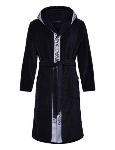 Men's Woven Bathrobe Emporio Armani Navy