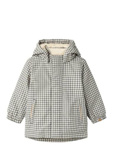 Nmmlasnow10 Jacket Aop 1Fo Lil Lil'Atelier Grey