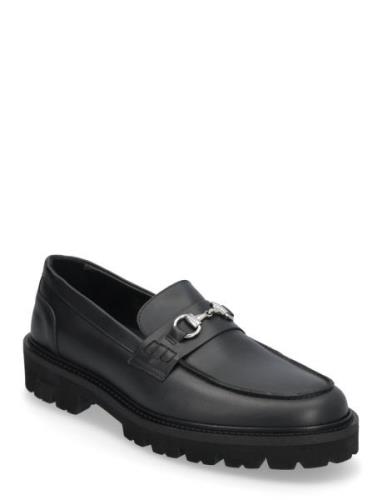 Lightweight Chunky Horsebit Loafer - Black S.T. VALENTIN Black