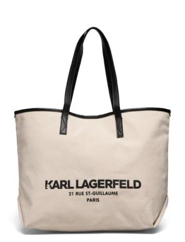 Rsg Canvas Shopper Karl Lagerfeld Cream