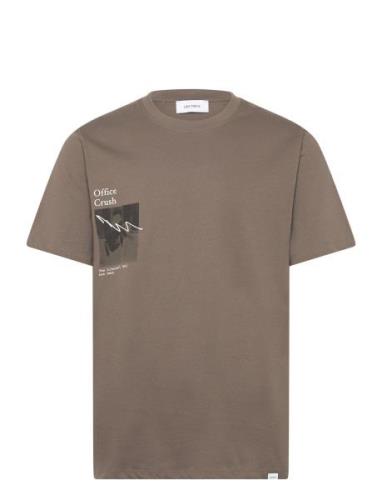 Newspaper T-Shirt Les Deux Brown