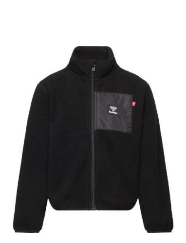 Hmlatlas Fleece Zip Jacket Hummel Black