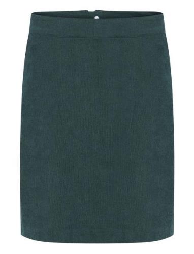 Kavera Corduroy Skirt Kaffe Green