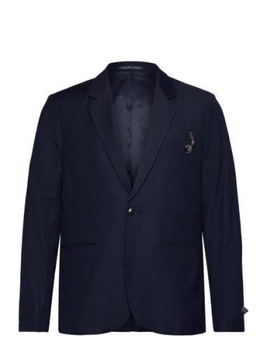 Relaxed Wool-Blend Single-Button Blazer Scotch & Soda Navy