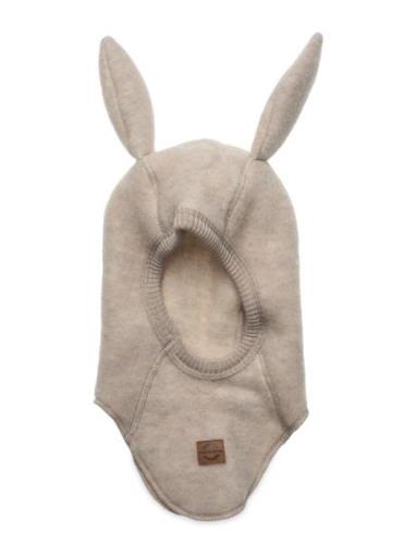 Wool Fullface W Bunny Ears Mikk-line Cream