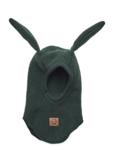 Wool Fullface W Bunny Ears Mikk-line Green