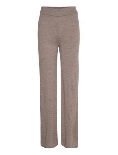 Loose Knit Trousers Rosemunde Beige