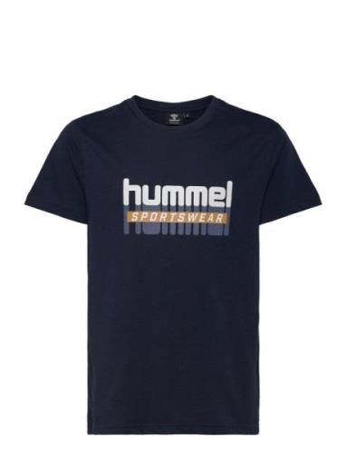 Hmltukas T-Shirt S/S Hummel Navy