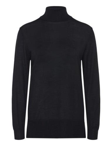 Charlenebbroll Neck Knit Bruuns Bazaar Black