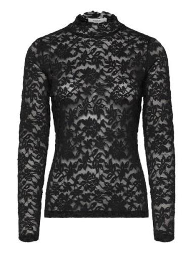 Long Sleeve Turtleneck T-Shirt Rosemunde Black