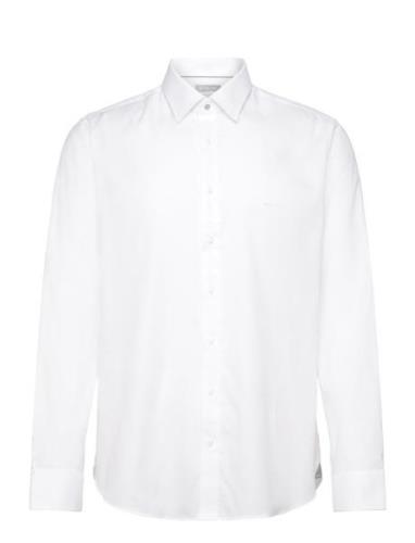 Structured Engineered Slim Shirt Michael Kors White