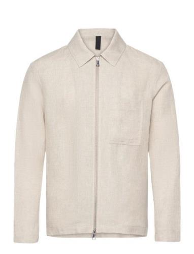 Julius Linen Overshirt J. Lindeberg Beige