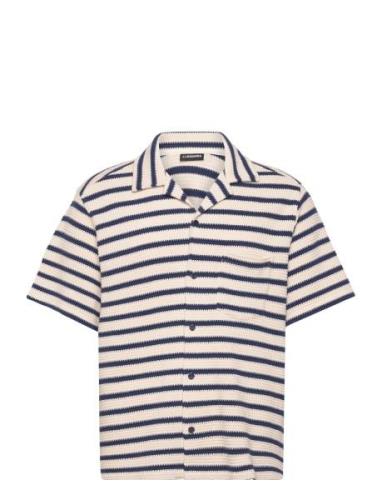 Tiro Resort Stripe Shirt J. Lindeberg Beige