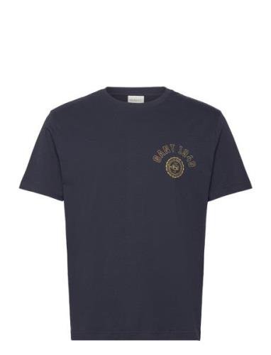 Garment Washed Tshirt GANT Navy