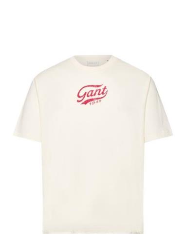 St Washed Tshirt GANT White