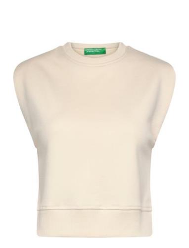 Sleeveless Sweater United Colors Of Benetton Beige