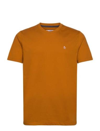 S/S Embroidered Logo Original Penguin Orange