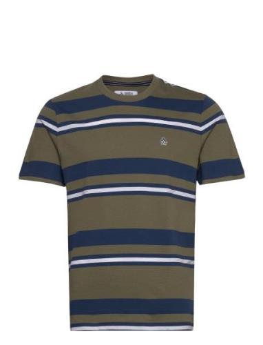 Jrsy Auto Stripe Tee Original Penguin Green