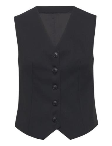 Bs Decima Slim Fit Vest Bruun & Stengade Black