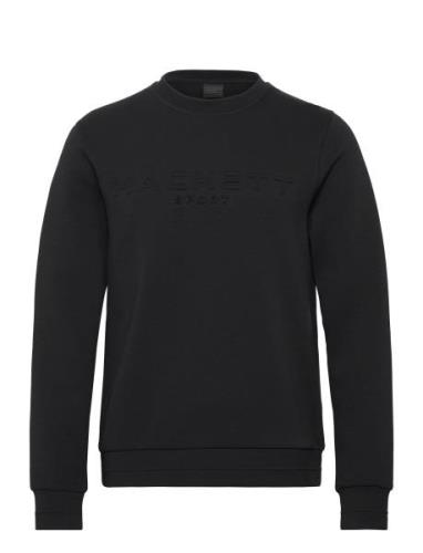 Hs Embossed Crew Hackett London Black