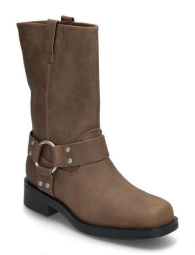 Onlbax-1 Pu Biker Boot ONLY Brown