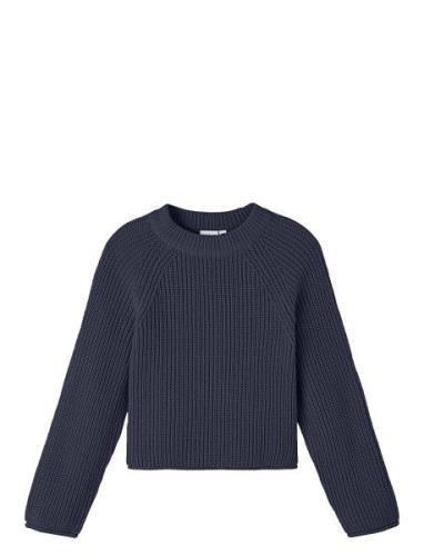 Nkfvenja Ls Loose Short Knit Name It Navy